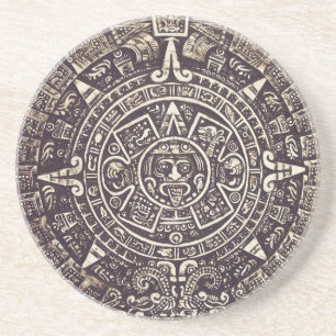 Mayan kalenderkonstkustfartyg underlägg