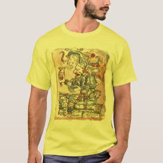 Mayan kalenderskjorta t shirt