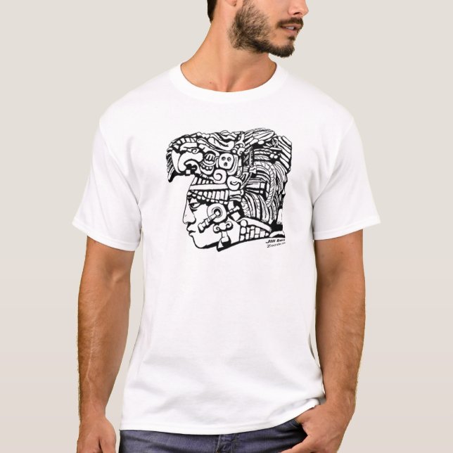 Mayan krigare t-shirt (Framsida)