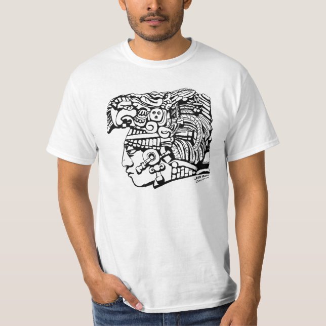 Mayan krigare tee shirt (Framsida)