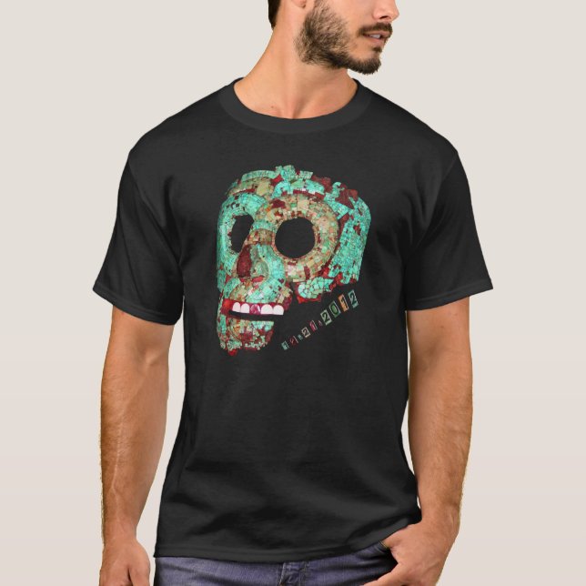 Mayan Mask-2012 T-shirt (Framsida)