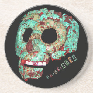 Mayan Mask-2012 Underlägg Sandsten