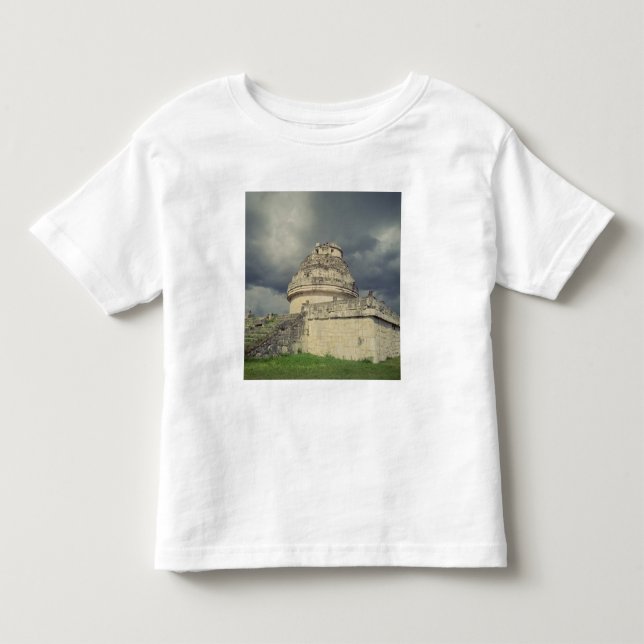 Mayan observatorium för El Caracol Tröja (Framsida)