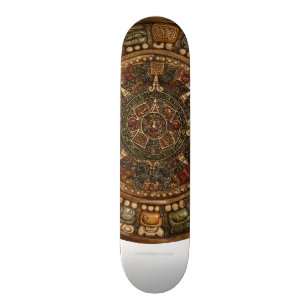Mayan och Aztec Calendar av Grassrootsdesigns4u! Skateboard Bräda 19,5 Cm