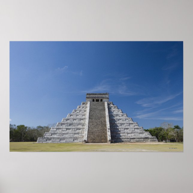 Mayan Pyramid, morgon i mars Poster (Framsidan)
