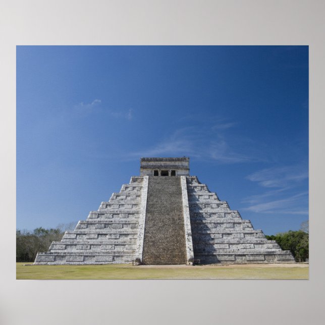 Mayan Pyramid, morgon i mars Poster (Framsidan)