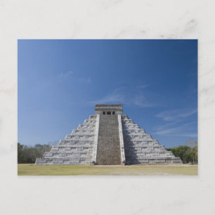 Mayan Pyramid, morgon i mars Vykort