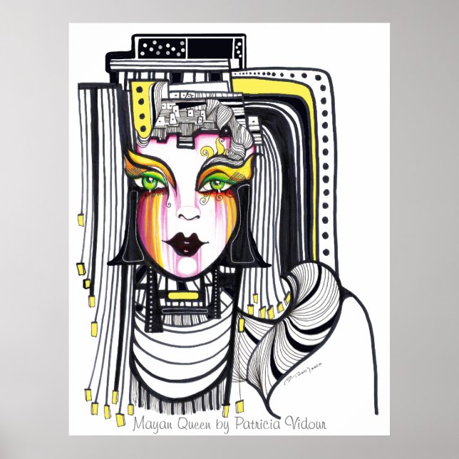 Mayan Queen Poster (Framsidan)