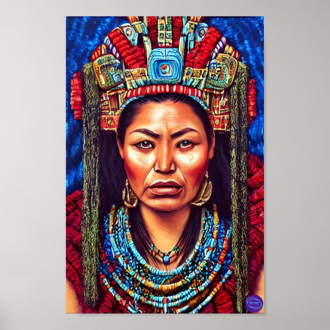 MAYAN QUEEN POSTER (Framsidan)