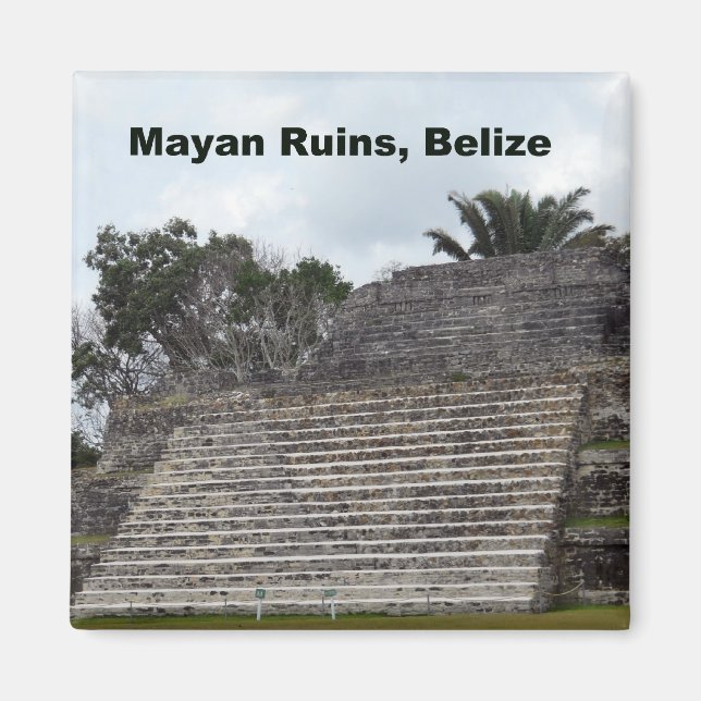 Mayan Ruins, Belize Magnet (Framsidan)
