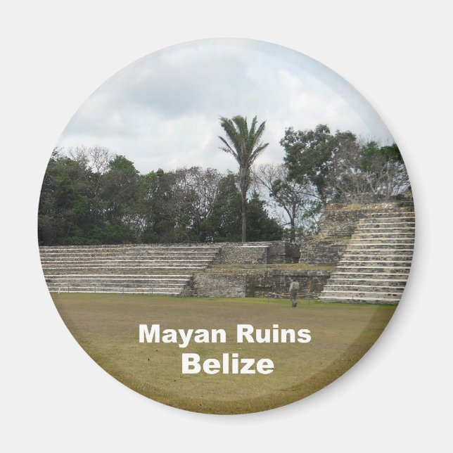 Mayan Ruins, Belize Magnet (Framsidan)