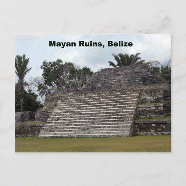Mayan Ruins, Belize Vykort (Framsida)
