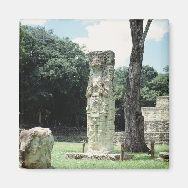 Mayan Ruins City of Copan Honduras Photo Magnet (Framsidan)