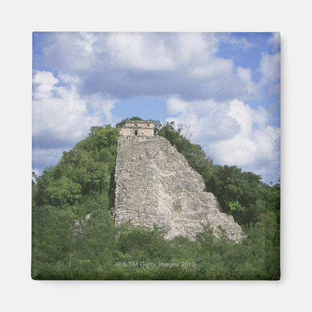 Mayan ruins of Coba, Yucatan peninsula, Mexiko Magnet (Framsidan)