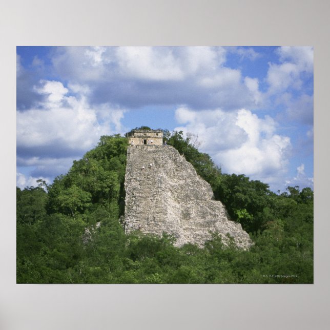 Mayan ruins of Coba, Yucatan peninsula, Mexiko Poster (Framsidan)