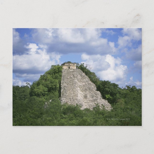 Mayan ruins of Coba, Yucatan peninsula, Mexiko Vykort (Framsida)