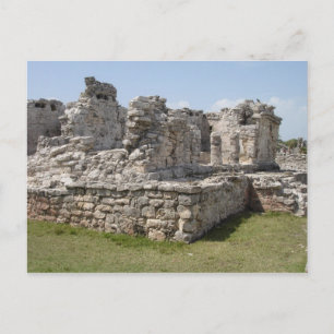 Mayan Ruins, Tulum, Mexiko Vykort
