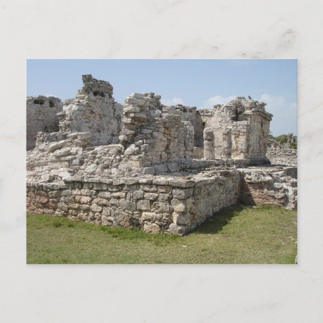 Mayan Ruins, Tulum, Mexiko Vykort (Framsida)