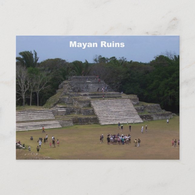 Mayan Ruins Vykort (Framsida)