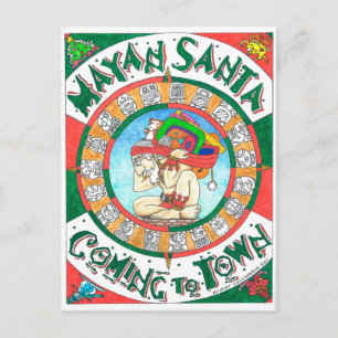 Mayan Santa Helg Vykort