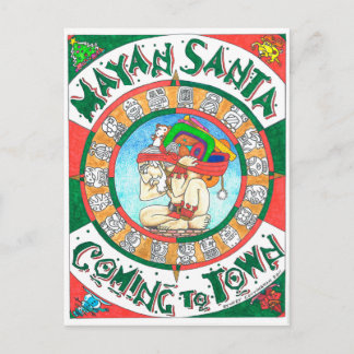 Mayan Santa Helg Vykort