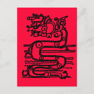 MAYAN SERPENT GOD VYKORT