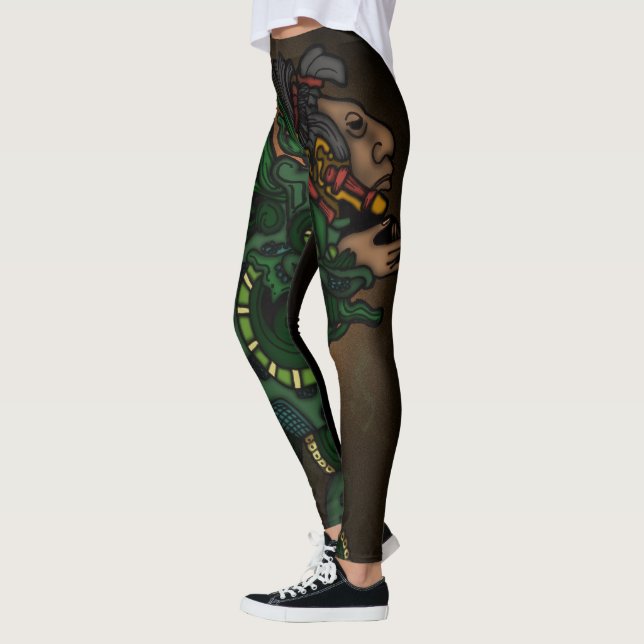 Mayan Serpent Gud Leggings (Vänster)