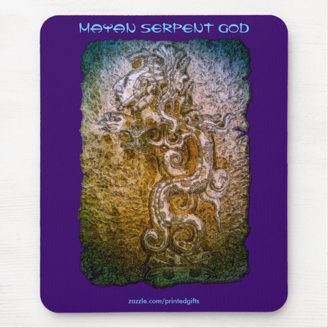 MAYAN Serpent Gud Mousepad Series Musmatta (Framsidan)