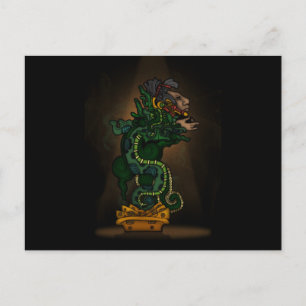 Mayan Serpent Gud Vykort