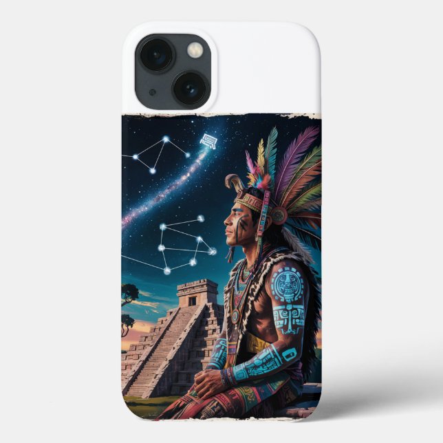 Mayan Shaman Stargazer | Anciella kalender och dia (Baksida)