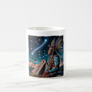 Mayan Shaman Stargazer Mugg   Jungle Warrior