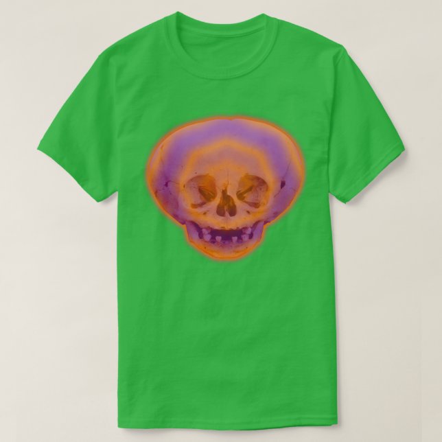 Mayan Skull Halloween T Shirt (Design framsida)