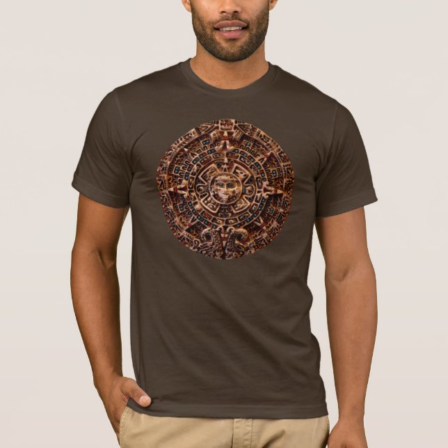 Mayan Sol Calendar T-Shirt (Framsida)