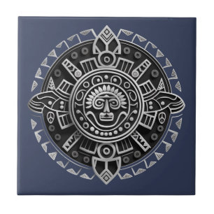 Mayan-symbol Kakelplatta