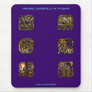 MAYAN Symbols of Power Mousepad Musmatta