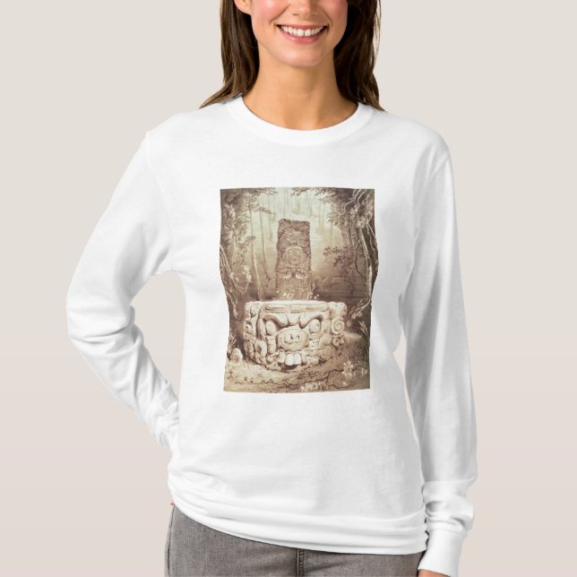 Mayan tempel, Honduras T-shirt (Framsida)