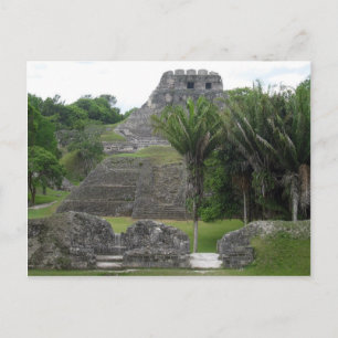 Mayan temple vykort