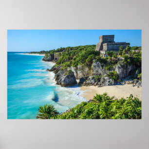 Mayan Tulum fördärvar Poster
