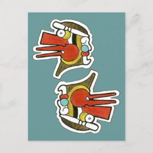 Mayan Vind Symbol Vykort