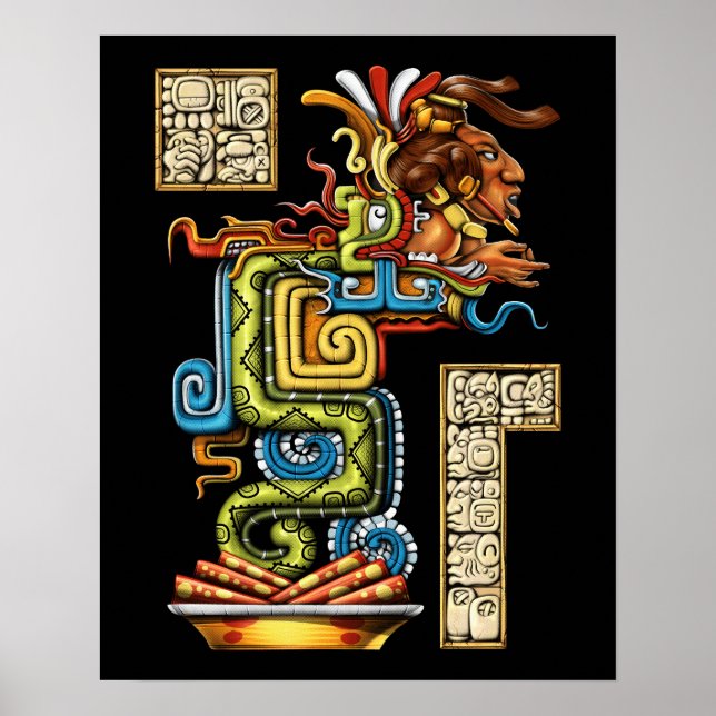 Mayan Vision Serpent Poster (Framsidan)