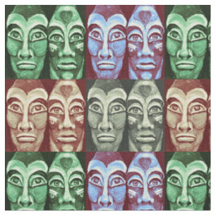 Mayan Warriors - Trendigets moderna Avant-Garde Tyg