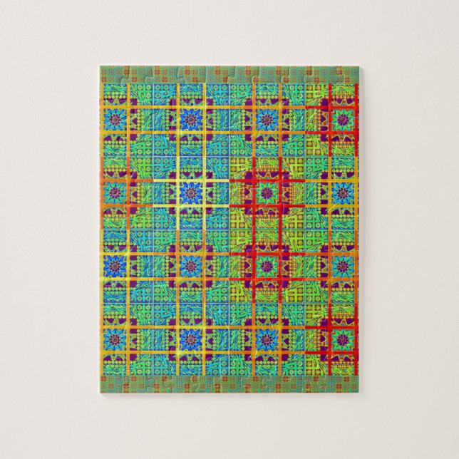 Mayans etniska stammar mönster.jpg pussel (Vertikal)