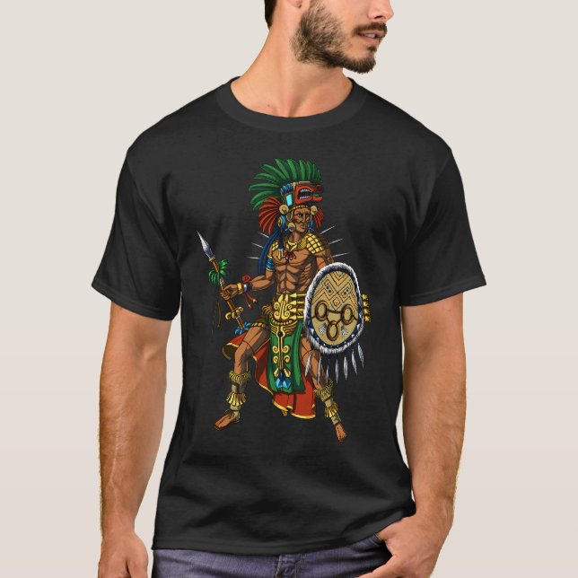 Mayansk krigare t shirt (Framsida)