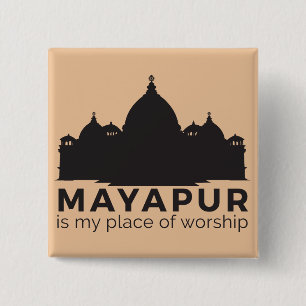 Mayapur är mitt ställe av dyrkan knäppas knapp