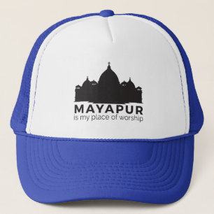 Mayapur är mitt ställe av dyrkanhatten keps