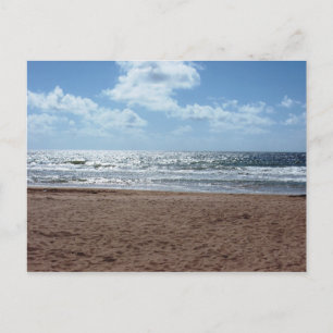 Mayaro Beach Tidigt Morgon, Trinidad Postcard Vykort