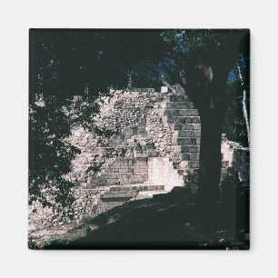 Mayaruiner Copan Stad Honduras Foto Designad Magnet