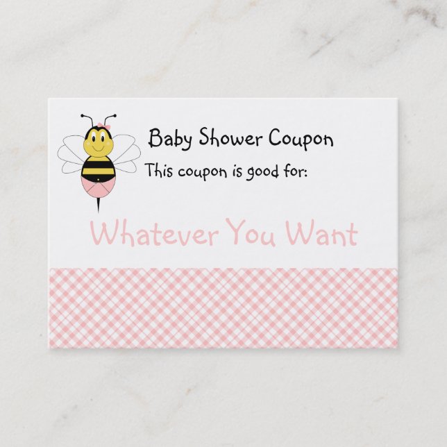 MayBee Humla Baby Shower Coupon Rabattkort (Framsida)