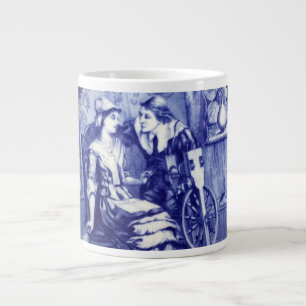 Mayblomma Älskare John Alden och Patricia Mullins Jumbo Mugg