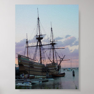 Mayblomma II vid Sunset Poster